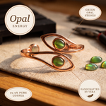 Clara & Co. Opal Copper Bracelet