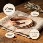 Clara & Co. Root Copper Bracelet
