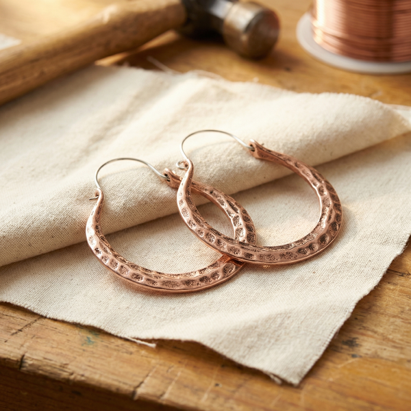 Clara & Co. Ember Copper Earrings