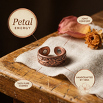 Clara & Co. Petal Copper Ring