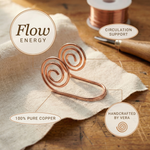 Clara & Co. Flow Copper Hand Spiral