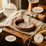 Clara & Co. Wave Copper Bracelet