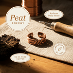 Clara & Co. Peat Copper Ring