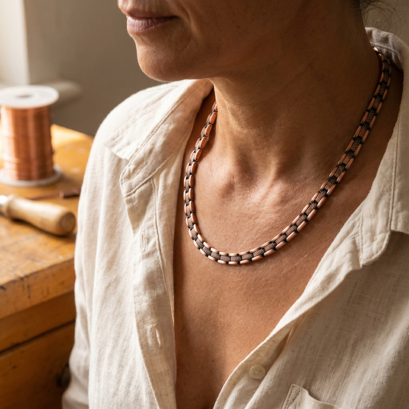 Clara & Co. Haze Copper Necklace