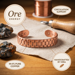 Clara & Co. Ore Men's Copper Bracelet