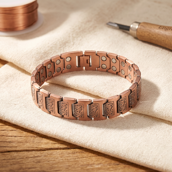 Clara & Co. Glen Mens Copper Bracelet