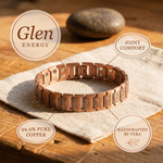 Clara & Co. Glen Mens Copper Bracelet