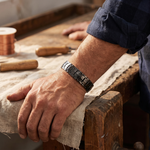 Clara & Co. Ochre Men's Copper Bracelet