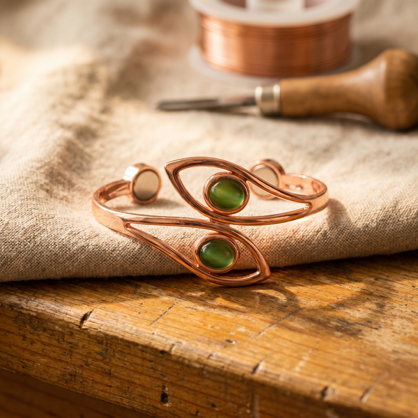 Clara & Co. Opal Copper Bracelet