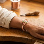 Clara & Co. Opal Copper Bracelet