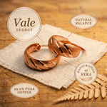 Clara & Co. Vale Copper Earrings