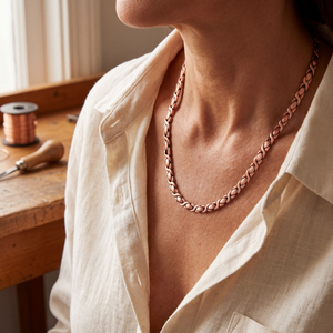 Clara & Co. Cedar Copper Necklace