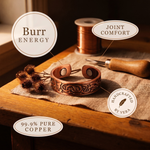 Clara & Co. Burr Copper Ring