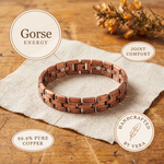 Clara & Co. Gorse Men's Copper Bracelet