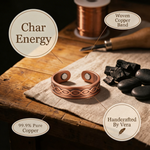 Clara & Co. Char Copper Ring
