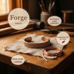 Clara & Co. Forge Copper Bracelet