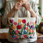 Handcrafted Bag | Tulips