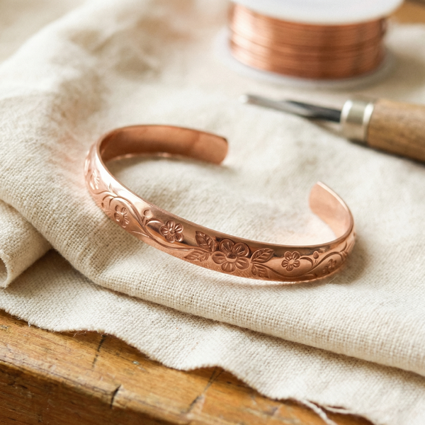 Clara & Co. Bloom Copper Bracelet