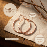 Clara & Co. Willow Copper Earrings