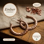 Clara & Co. Ember Copper Earrings