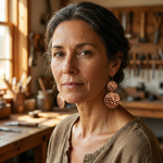 Clara & Co. Solstice Copper Earrings