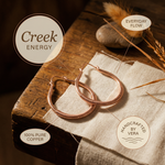 Clara & Co. Creek Copper Earrings