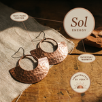 Clara & Co. Sol Copper Earrings
