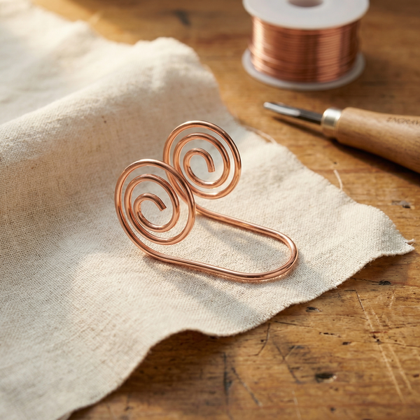 Clara & Co. Flow Copper Hand Spiral