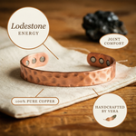 Clara & Co. Lodestone Copper Bracelet