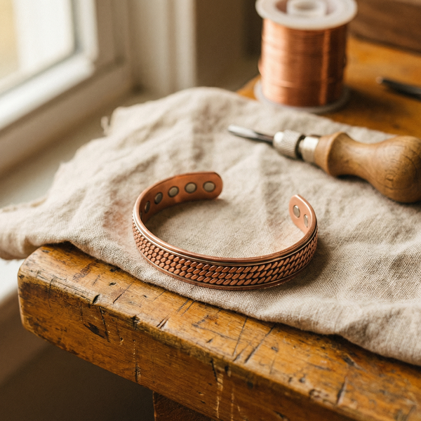 Clara & Co. Wave Copper Bracelet