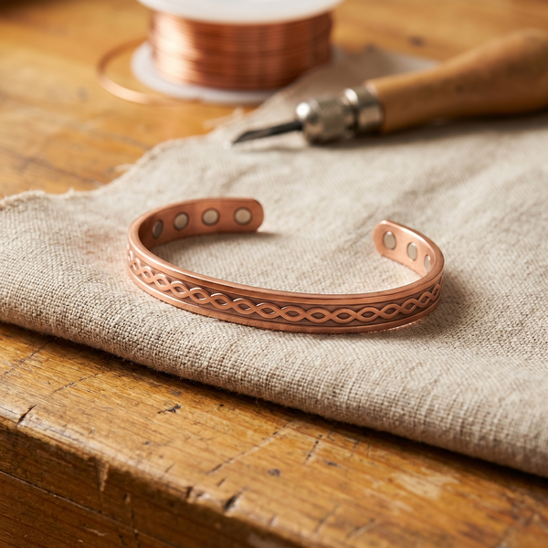 Clara & Co. Current Copper Bracelet