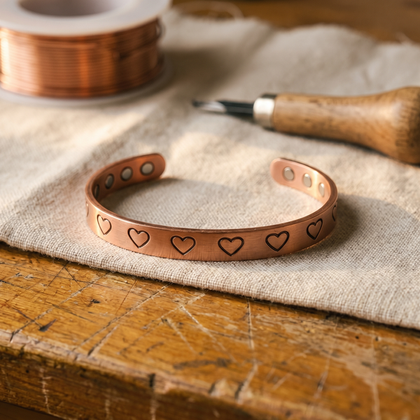 Clara & Co. Hearth Copper Bracelet
