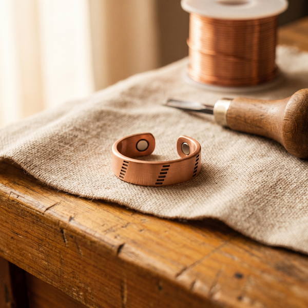 Clara & Co. Hearth Copper Ring