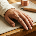 Clara & Co. Char Copper Ring