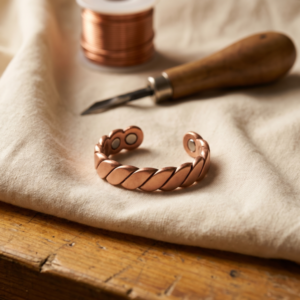 Clara & Co. Knap Copper Ring