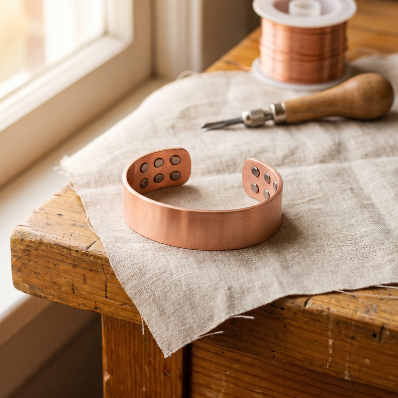 Clara & Co. Anvil Copper Bracelet