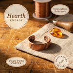 Clara & Co. Hearth Copper Ring