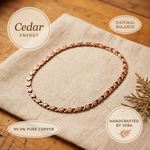 Clara & Co. Cedar Copper Necklace