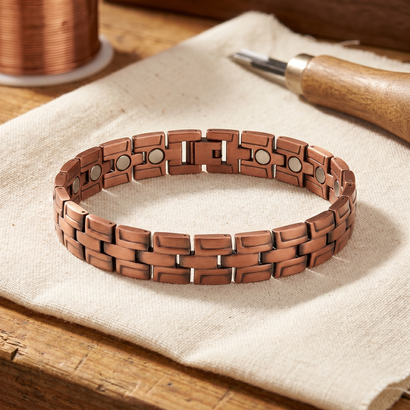 Clara & Co. Gorse Men's Copper Bracelet