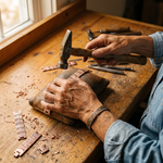 Clara & Co. Grit Men's Copper Bracelet
