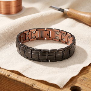 Clara & Co. Ochre Men's Copper Bracelet