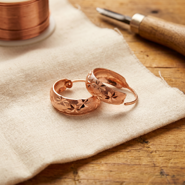 Clara & Co. Dew Copper Earrings