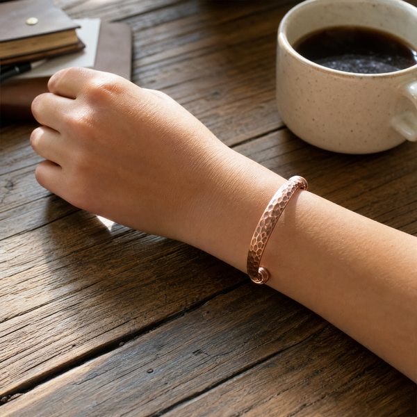 Bracelet worn by customer